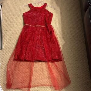 Sparkling Red Kids Dress